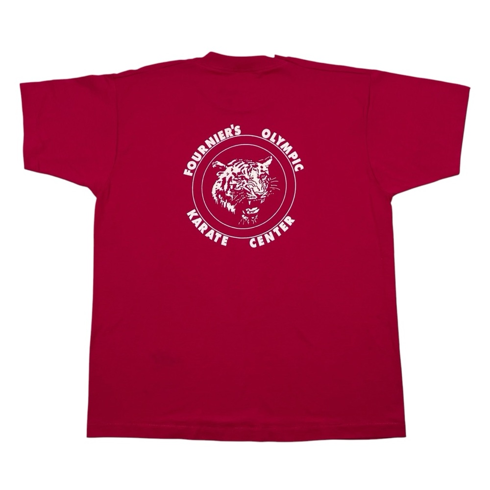 Vintage Pink Tony Fournier's Olympic Karate Center Single Stitch T Shirt